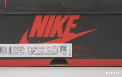 Hyperoad HIGH OG “BORDEAUX” JORDAN 1 AIR 0604